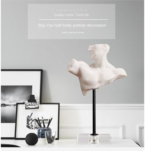 Classic Greek Resin Bust Statue for Home Decor