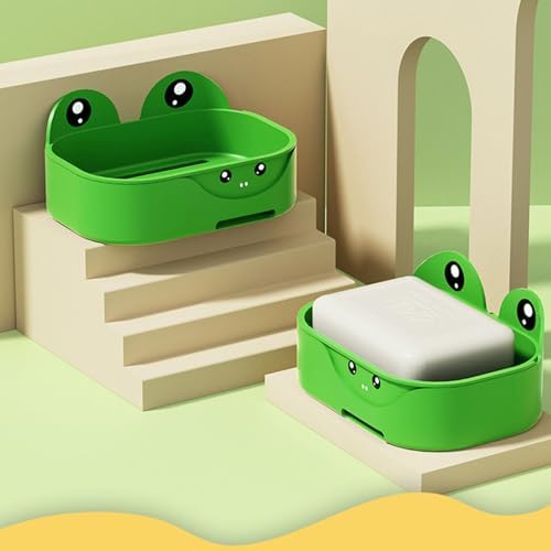 Frogs Themed Soap Holder for Bathrooms and Kitchens