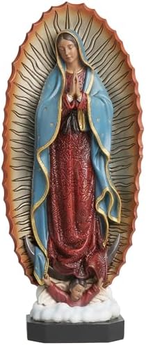 Our Lady of Guadalupe Statue - 135 Inches Hand Painted Religious Sculpture