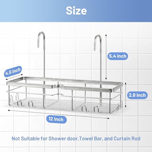 YUOROS Shower Caddy for Chair 304 Stainless Steel Organizer