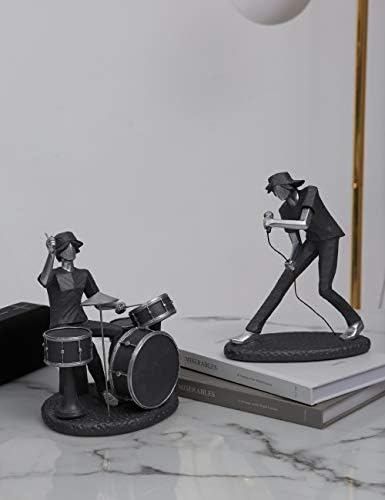 HAUCOZE Musician Figurine Piano Sculpture 85 Inch Decor Statue