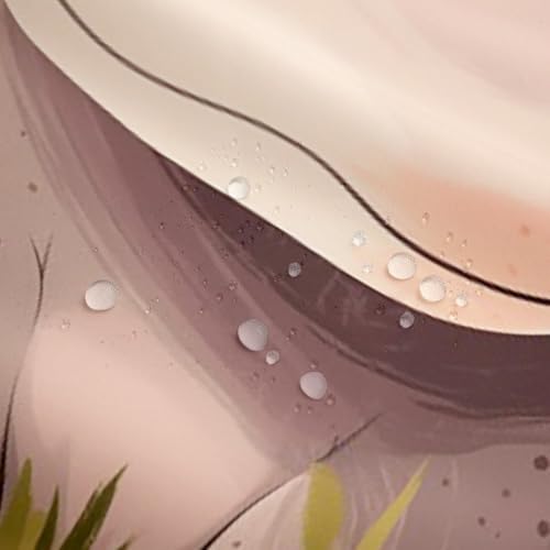 Erosebridal Cute Hippo Shower Curtain for Kids