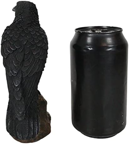 Ebros Gift 6 Inch Gothic Raven Figurine Sculpture