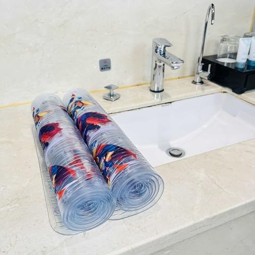 AZONEIN Non-Slip Bath Mat for Toddlers with Cartoon Design