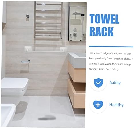 Anneome Plastic Towel Rack - Wall Mounted Non-Slip Bathroom Holder