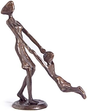 Danya B Mother and Child Bronze Sculpture Figurine