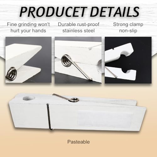 UVKDEENK 2 Pack Vintage Wooden Towel Hooks