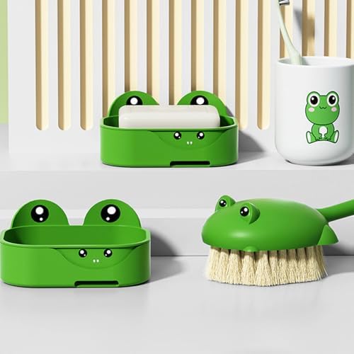 Frogs Themed Soap Holder for Bathrooms and Kitchens
