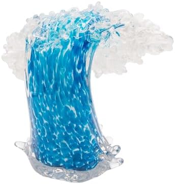 Dale Tiffany Art Glass Sculpture 85 Inch Tall Laguna Wave 1