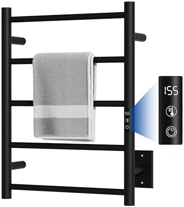 Statappy Heated Towel Rack with 24hr Timer and 5 Temp Settings