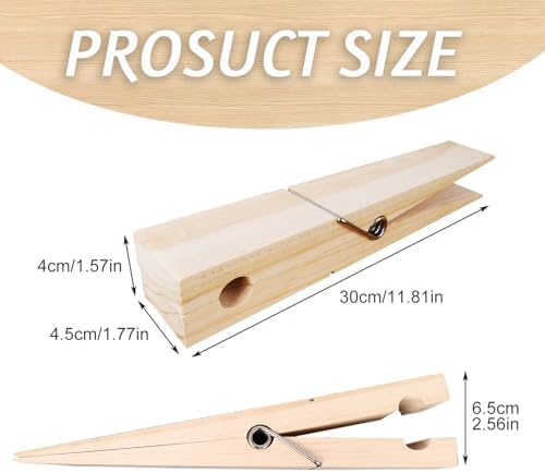 Wood Towel Hooks for Bathroom Farmhouse Style Towel Racks