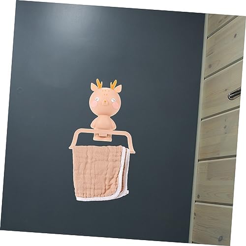 Labrimp Cartoon Elk Wall Towel Rack