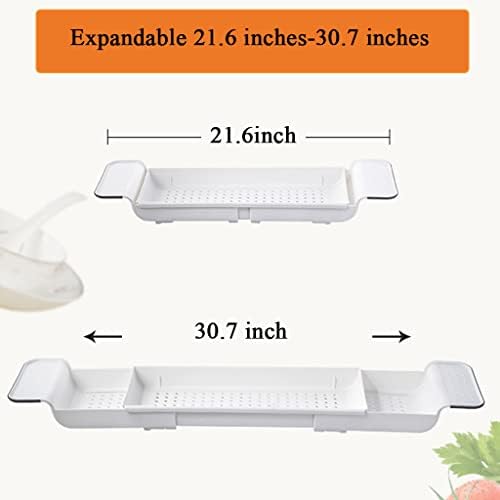 WINGSIGHT Expandable Bathtub Tray Organizer
