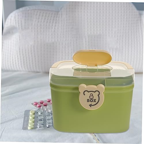 COLLBATH Medicine Cabinet with Lock and Anti-Pinch Hand