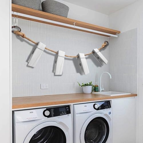 UVKDEENK 2 Pack Vintage Wooden Towel Hooks