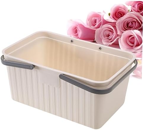 CANIGHT Portable Shower Basket with 2 Handles for Bathroom Storage