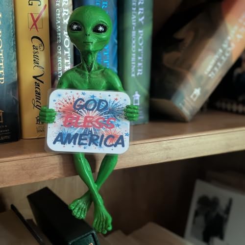 John Bernard Company Alien Invasion 4th of July Patriotic Statue
