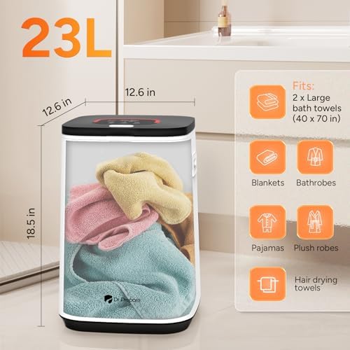 DRPREPARE 23L Towel Warmer with LED Display