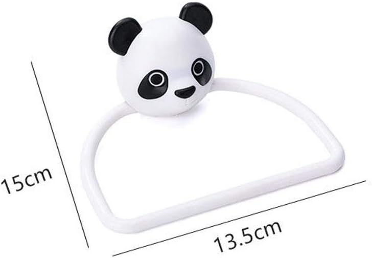 Cartoon Towel Rack with Storage Hook Argento