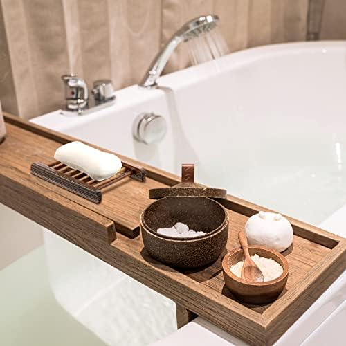 Amyhill Bamboo Soap Dish Holder 80 Packs