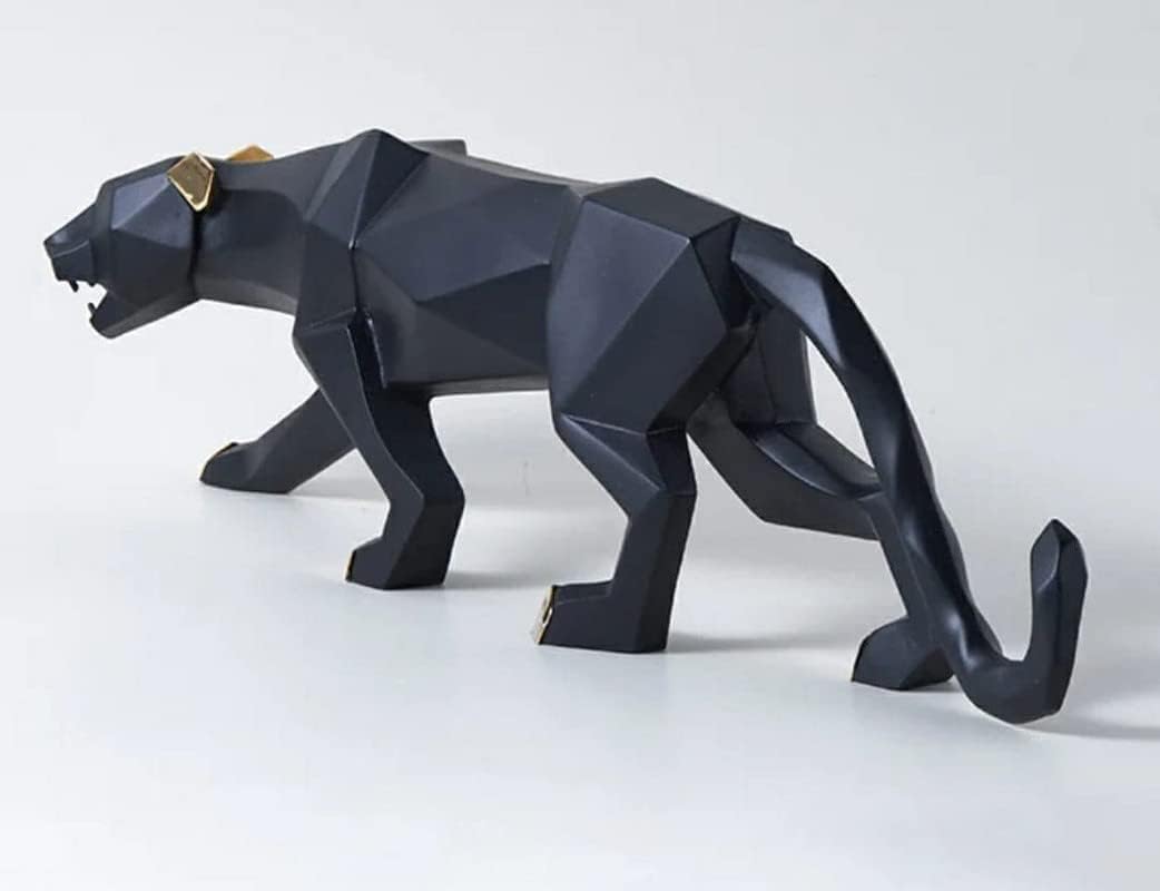 Black Jaguar Showpiece Home Decor Statue