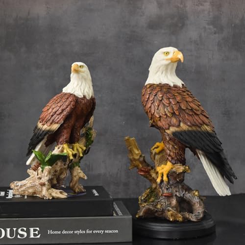 JINGTIANCD Bald Eagle Statue Patriotic Decorative Figurine