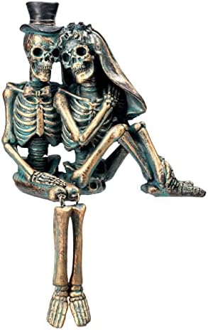 Pacific Giftware Love Never Dies Steampunk Couple Shelf Sitter Cake Topper