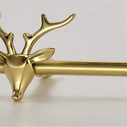 Luxury All-Copper Wall-Mounted Coat Rack in Golden