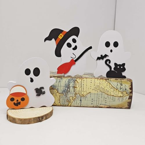 Cute Halloween Ghost Statues for Home Decor