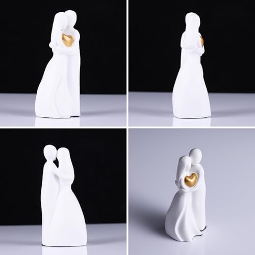 SHENGTIAN Mini Couple Love Statues for Home Decor