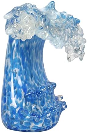 Dale Tiffany Art Glass Sculpture 85 Inch Tall Laguna Wave 1