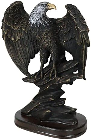 Ebros Gift 1025 Tall Patriotic Bald Eagle Figurine