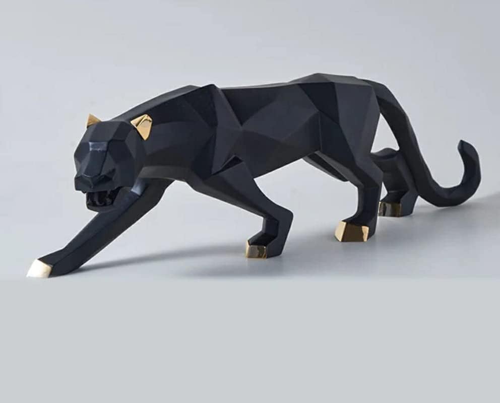 Black Jaguar Showpiece Home Decor Statue