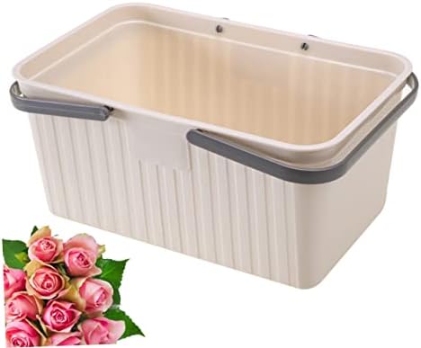 CANIGHT Portable Shower Basket with 2 Handles for Bathroom Storage