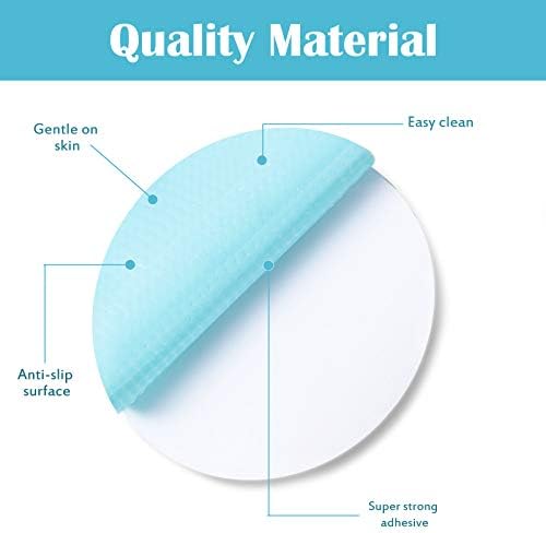Tenare 45 Piece Non-Slip Bathtub Stickers Blue