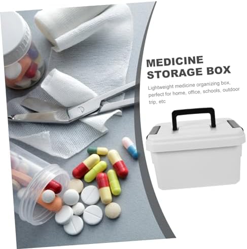 Didiseaon Travel Medical Box Handle Lightweight First Aid Storage Organizer