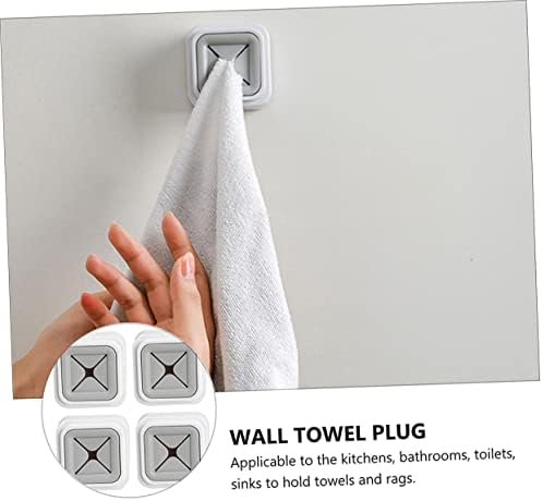 ULTECHNOVO 4Pcs Wall Mount Towel Rack