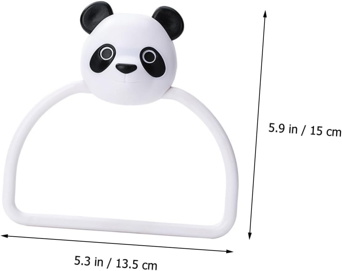 SWOOMEY 3PCS Cartoon Wall Mounted Towel Rack
