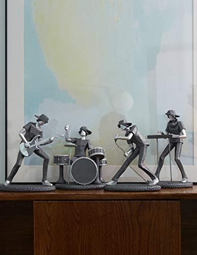 HAUCOZE Musician Figurine Piano Sculpture 85 Inch Decor Statue
