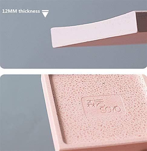 JUNMIN Diatomite Soap Dish - Green Square