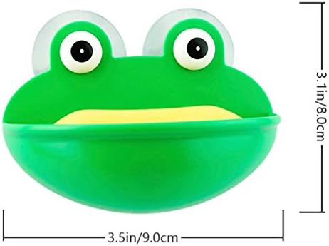 Wall Mounted Soap Dish with Drain Hole and Suction Cup