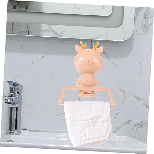 Labrimp Cartoon Elk Wall Towel Rack