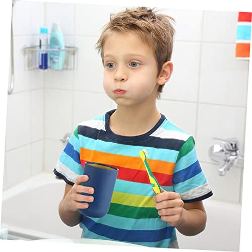 4PCS Simple Style Toothbrush Tumblers for Bathroom Use