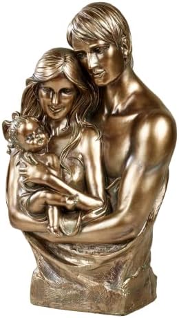 Touch of Class Full of Love Family Sculpture Antique Gold