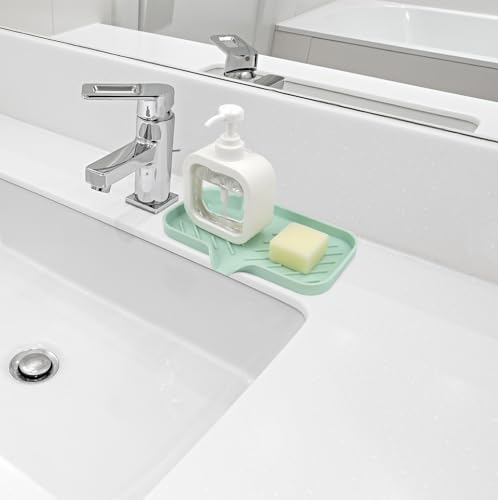 YASMEN Silicone Soap Dish with Drain - Green