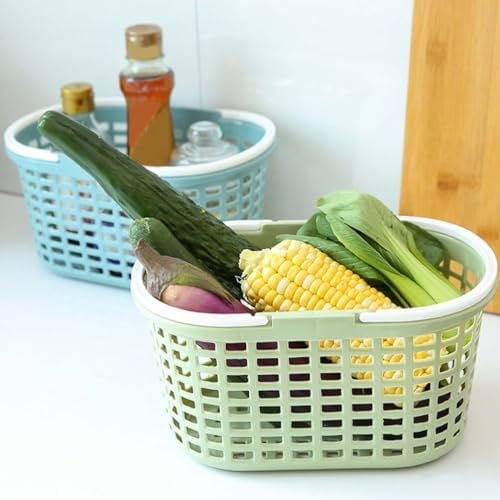 Cabilock Multipurpose Storage Baskets with Handles for Bathroom and Kitchen Use