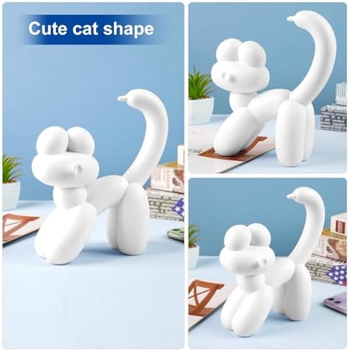 VOFSTAND Balloon Cat Figurine - Unique Desk Decor for Women