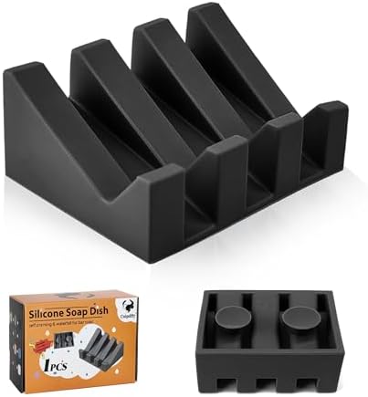 Upgrade Suction Silicone Soap Dishes with Drainage