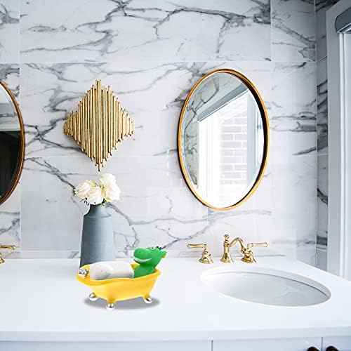 Zerodeko Dinosaur Soap Drain Holder Storage Box
