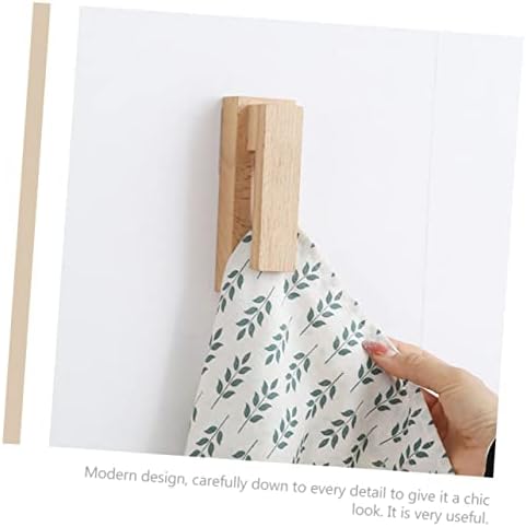 Parliky Solid Wood Bathroom Towel Rack Hook